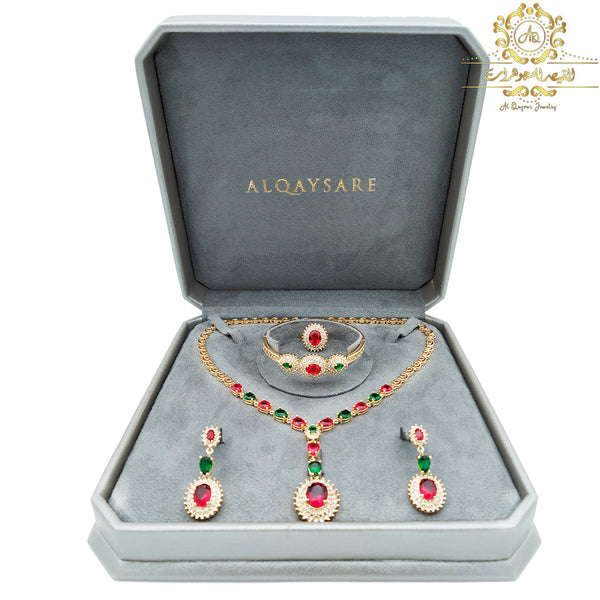 Ensemble Royal Rouge Vert