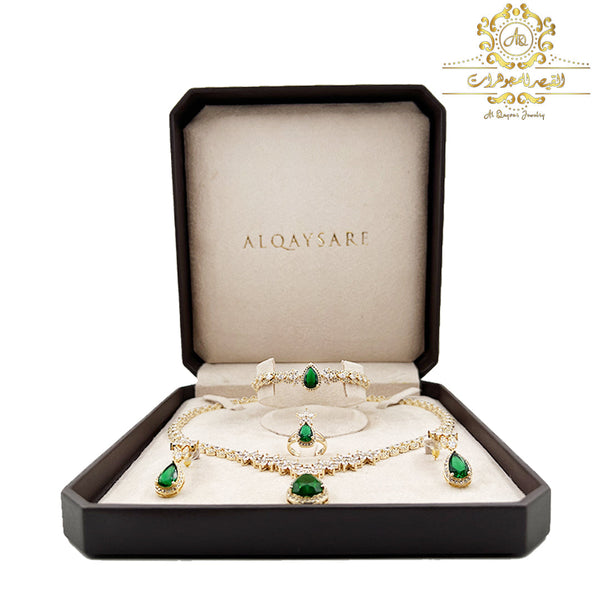 Ensemble Royal Vert Yakout